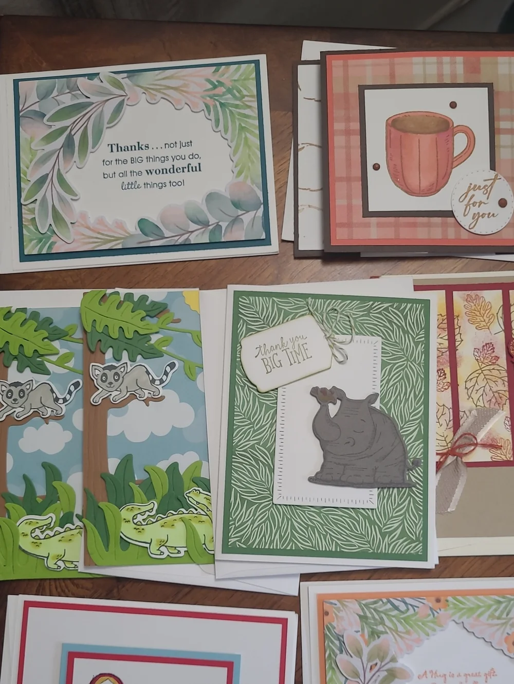 17 Handmade Assorted Mix of Greeting Cards